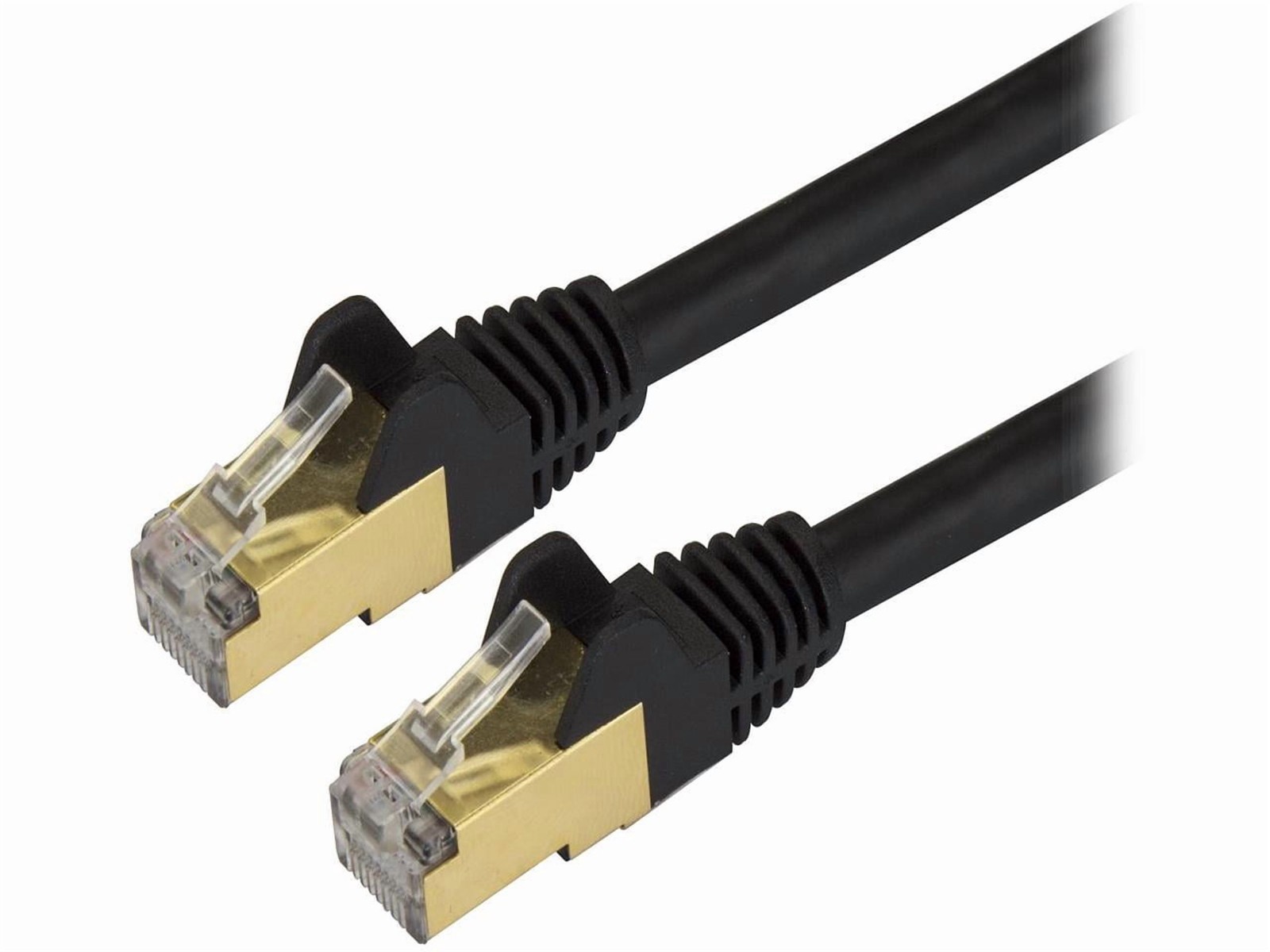 StarTech.com Cat6a Shielded Ethernet Cable, Snagless RJ45, 10 Gigabit, 9 ft,