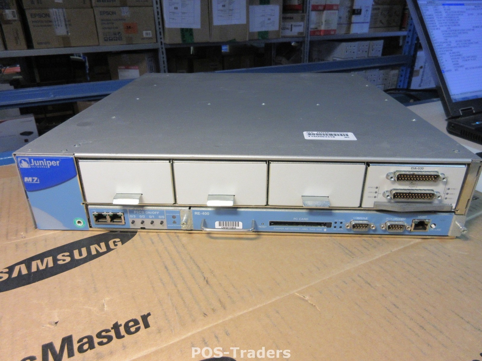 JUNIPER M7I Multiservice Edge Router INCL 1X EIA-530 & CFEB SERVICES MODULES