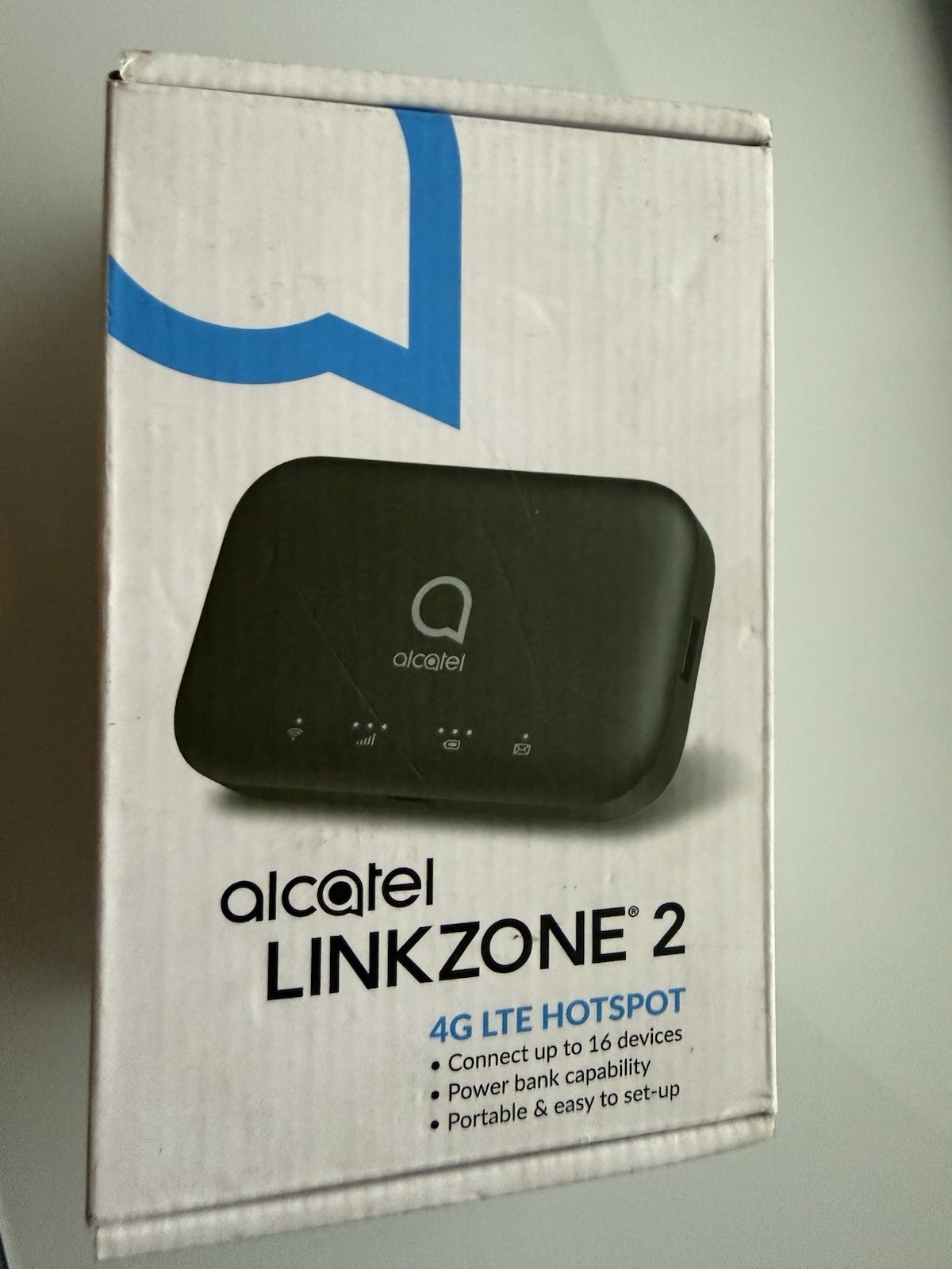 ALCATEL LINKZONE 2 Wi-Fi 4g LTE Hotspot MW43TM T- Mobile