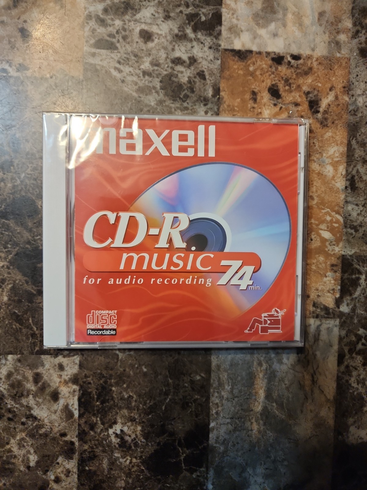 Maxell CD-R Music 74 min for audio recording Blank Media New-Sealed