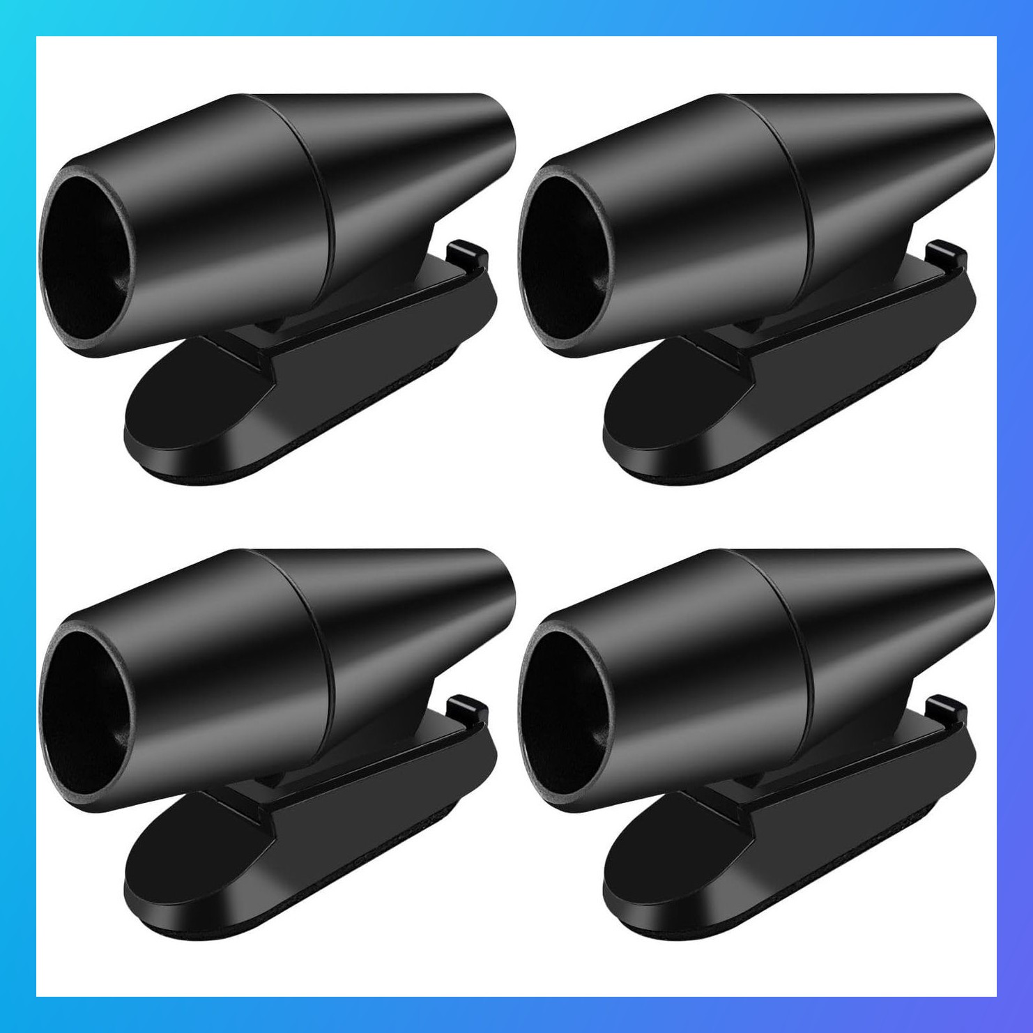 Deer Whistles Plastic Black 4 Pack Ultrasonic Warning Devices