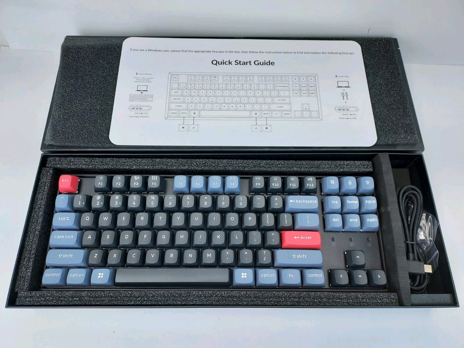 Keychron K8P-G1 Pro Wireless Mechanical Keyboard (Red Switches)