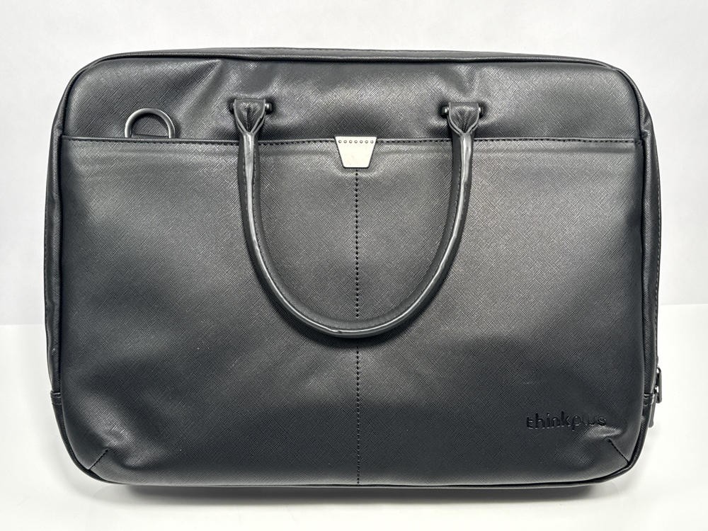 Lenovo T200 15.6" Laptop Messenger Bag Water Resistant Leather Briefcase
