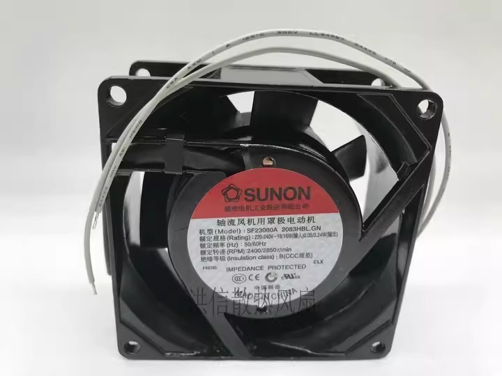 1PCS Brand New Genuine SUNON SF23080A 2083HBL.GN 8038 220-240V 18/16W Fan