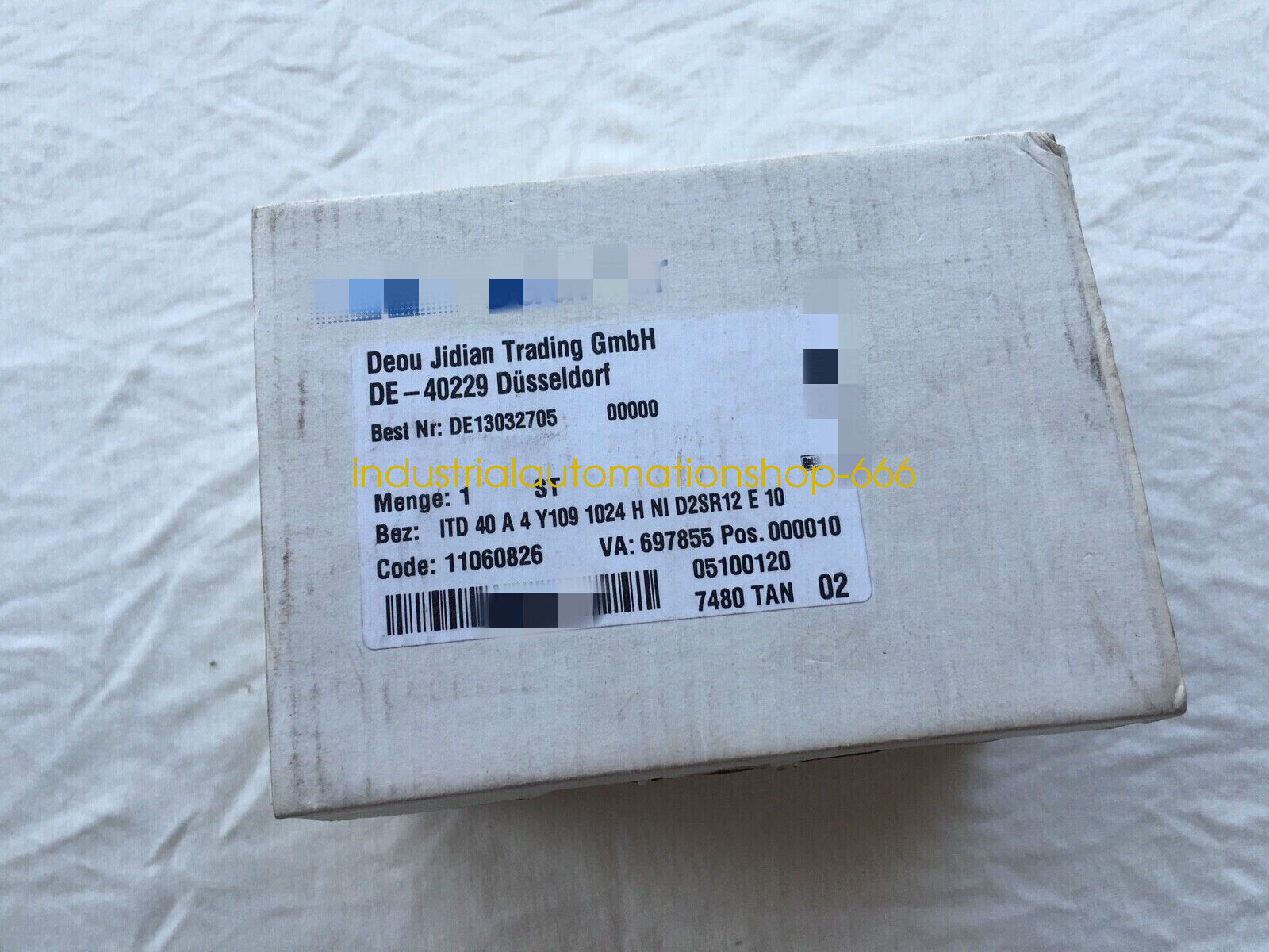 1Pcs New ITD 40 A 4Y109 1024HN1D2SR12 E10 DE13032705 encoder Via DHL or FedEX
