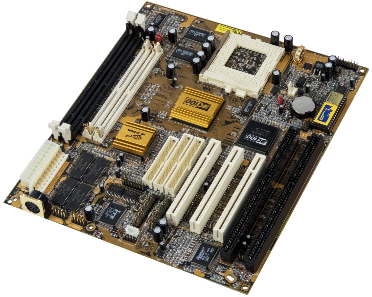 MOTHERBOARD PC CHIPS M590 SOCKET 7 SDRAM SIMM ISA PCI
