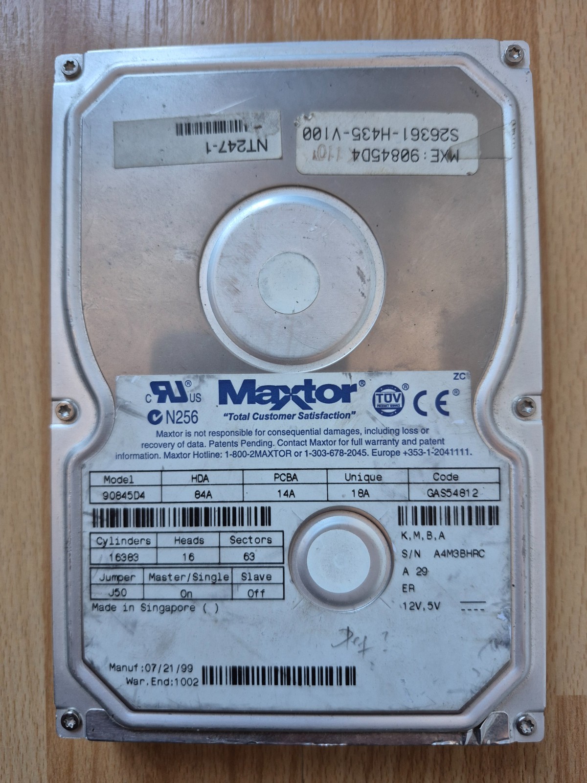 ✅ Maxtor DiamondMax 4320 with 8.4GB Capacity, 3.5", IDE/P-ATA, 5400 rpm ⚡️