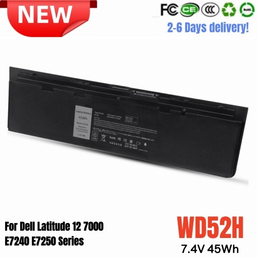 ✅LOT WD52H Battery For Dell Latitude 12 7000 E7240 E7250 Series KWFFN 0KWFFN