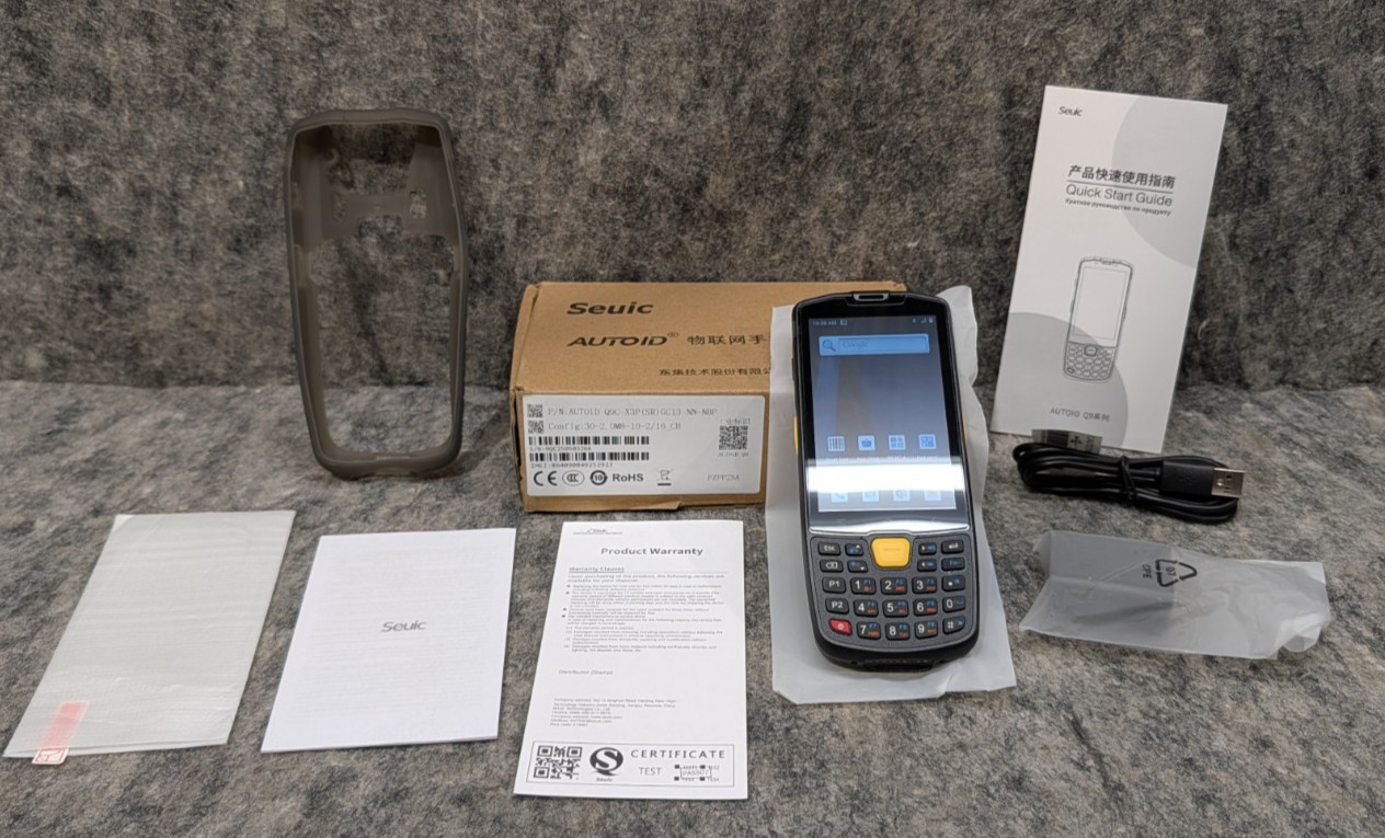 Seuic AUTOID Q9C Q9-X3P Android Barcode Scanner PDA Rugged Handheld 2D Wireless