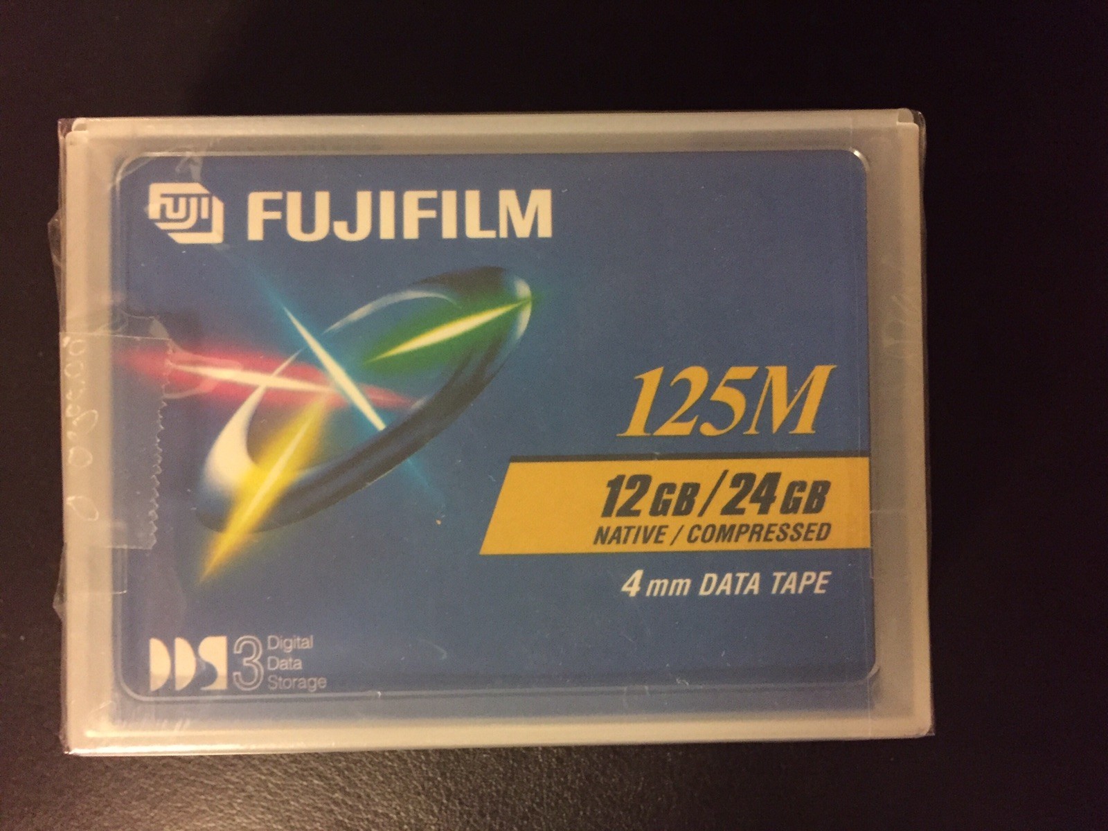 New & Sealed - FujiFilm 125M 12 GB / 24 GB 4mm Data Tape Cartridge