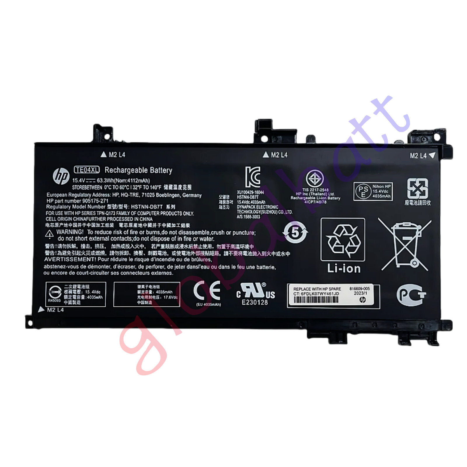 New Original TE04XL 63.3Wh Battery for HP Omen 15-AX200NA HSTNN-DB7T 905277-855