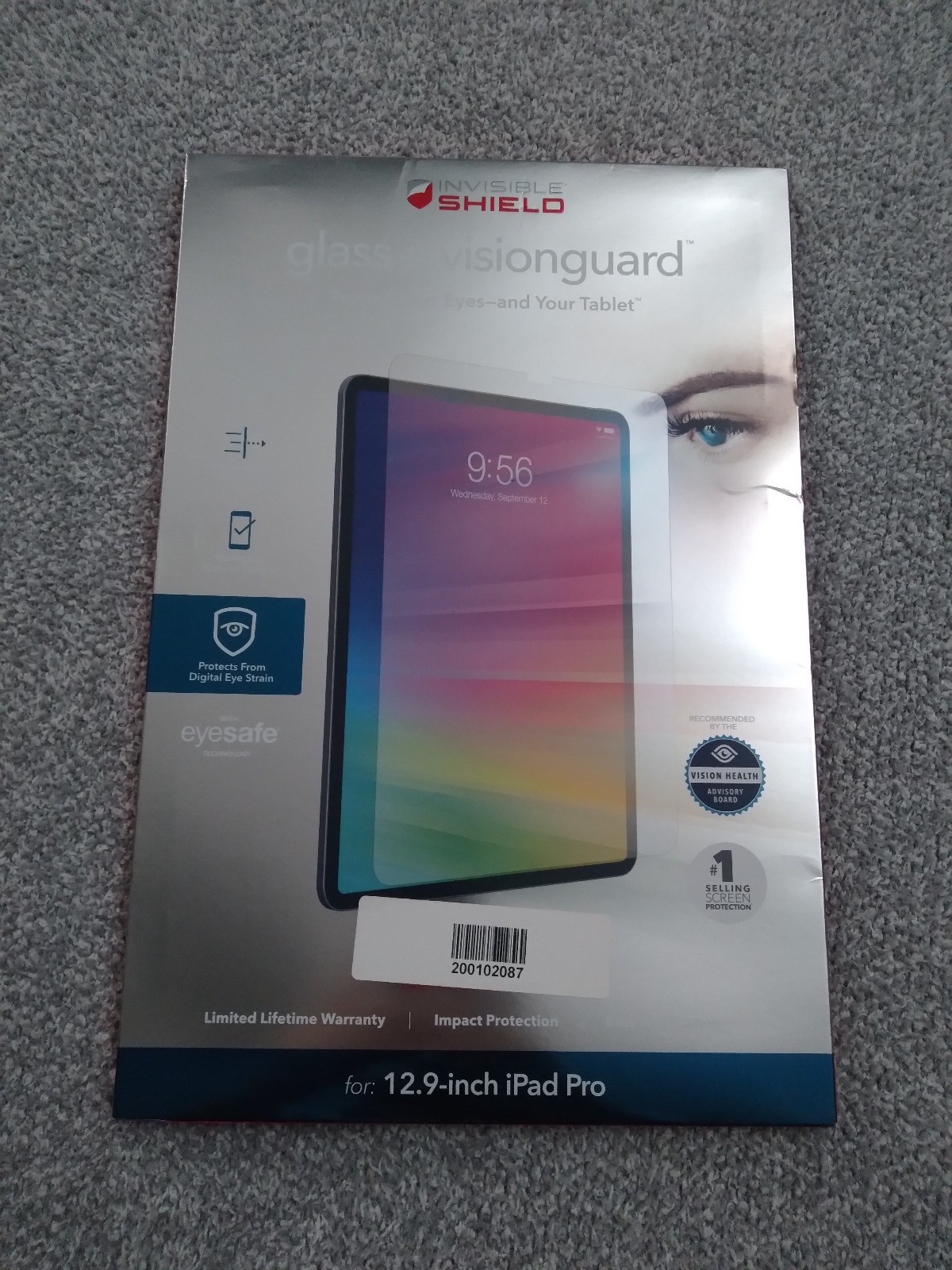 Zagg Invisible Shield for 12.9 inch iPad Pro