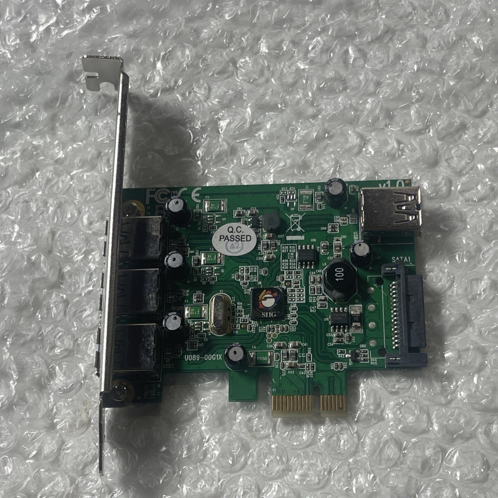 SIIG BBGS544x JU-P40212-S1 DP USB 3.0 3-PORT PCIE ADAPTER HIGH PROFILE