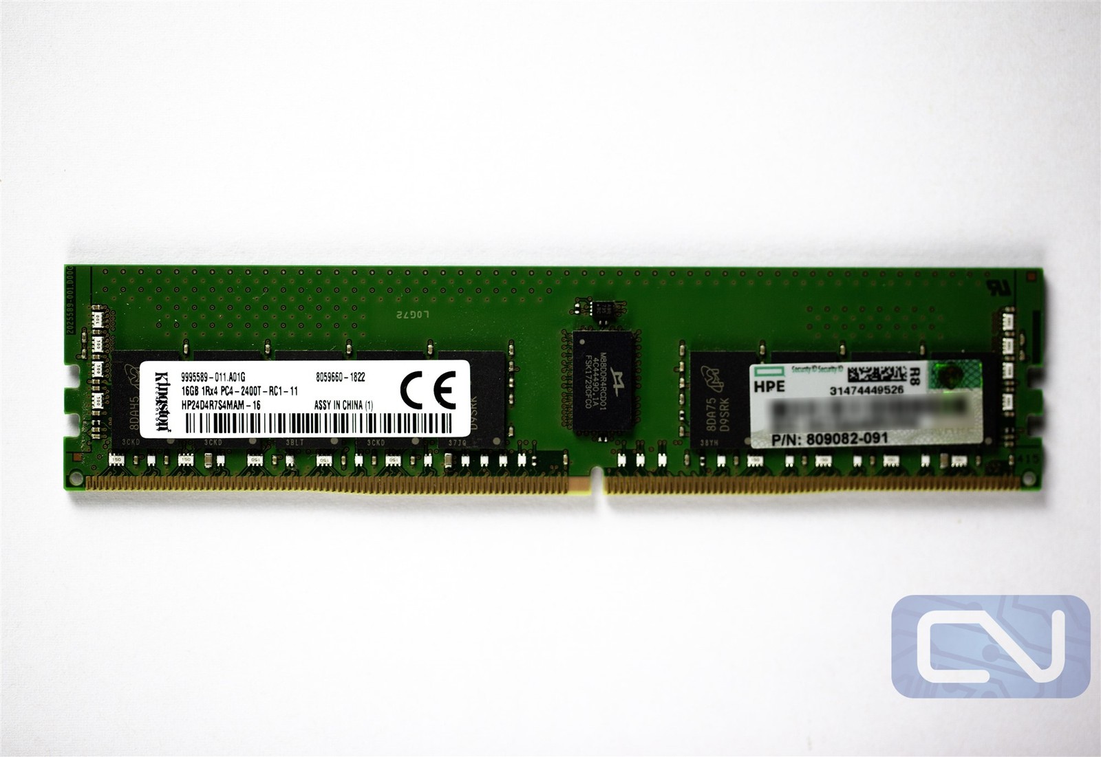 HP 809082-091 16GB 1Rx4 DDR4 2400T ECC RDIMM HP24D4R7S4MAM-16 PC4-19200T SERVER