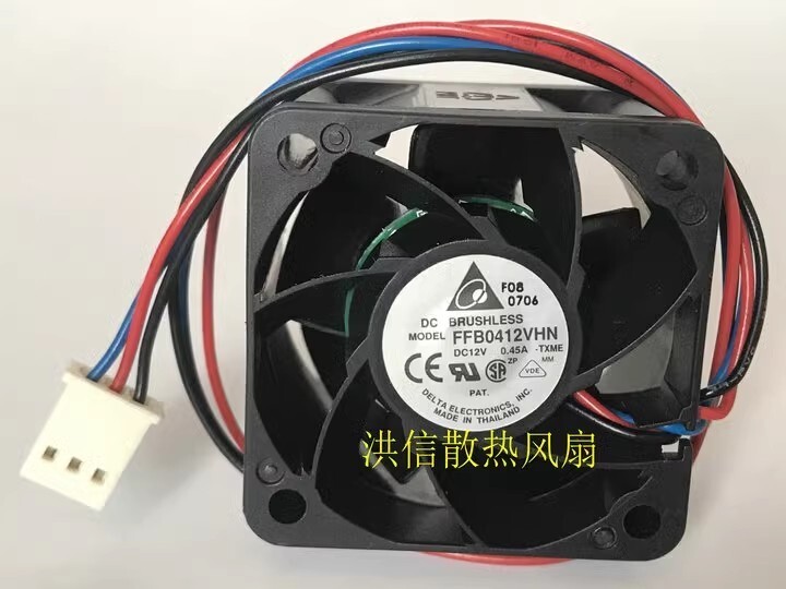Delta FFB0412VHN 4028 DC12V 0.45A 40*28MM 3-Pin Silent Cooling Fan