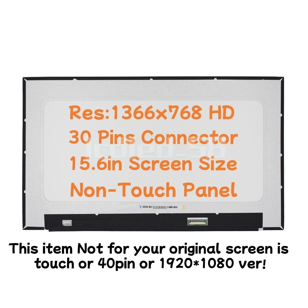 N156BGA-E53 for Dell PN DP/N 07XMDT 7XMDT LED LCD Screen HD 1366x768 30pin Panel
