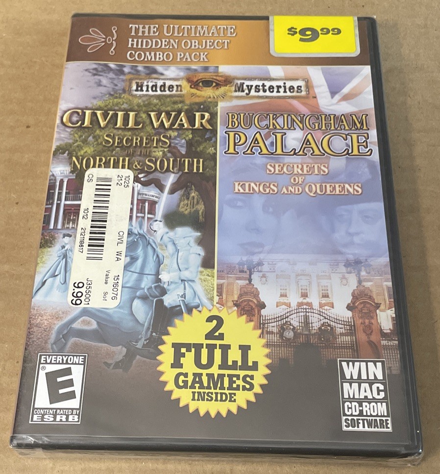 Hidden Mysteries: Civil War & Buckingham Palace (PC CD, 2010) ~Sealed~ M7