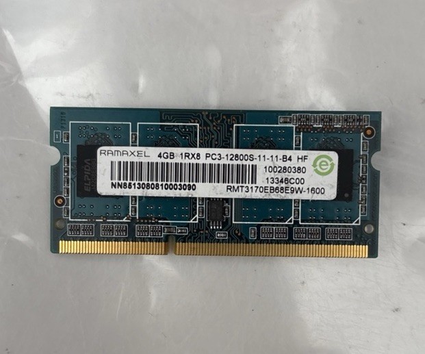 Ramaxel 4GB 1RX8 PC3-12800S-11 Laptop Memory