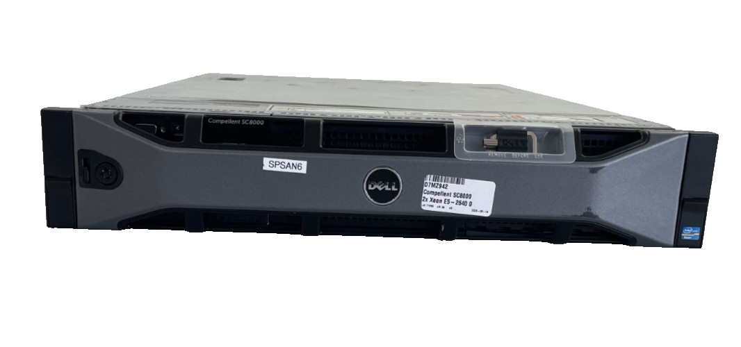 Dell Compellent SC8000 2x Xeon E5-2640 64GB RAM w/ 2x PSU's *NO HDD/OS*