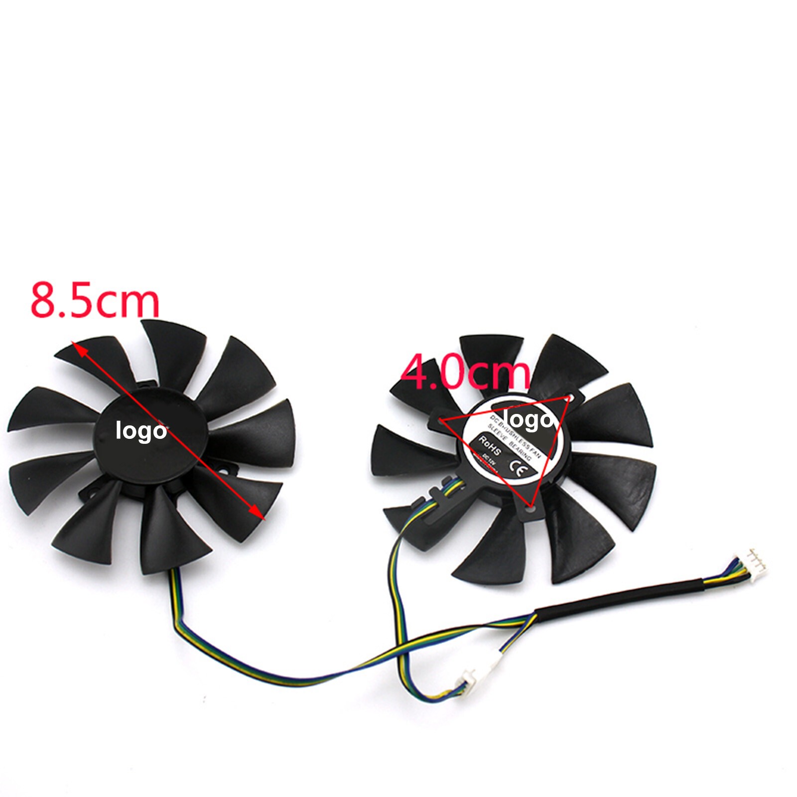 85mm 4pin PWM Cooling Fan Replacement for ZOTAC GTX960 GTX1060 GTX1070