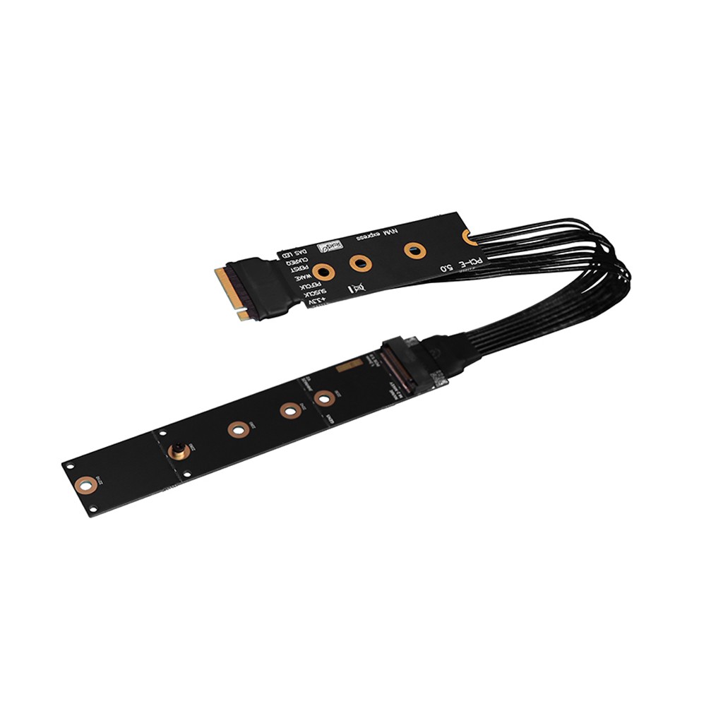 PCIE 5.0 X4 GEN5 SSD Adapter Cable M.2-Mkey Extension Cable 128GBPS for M.2 2280