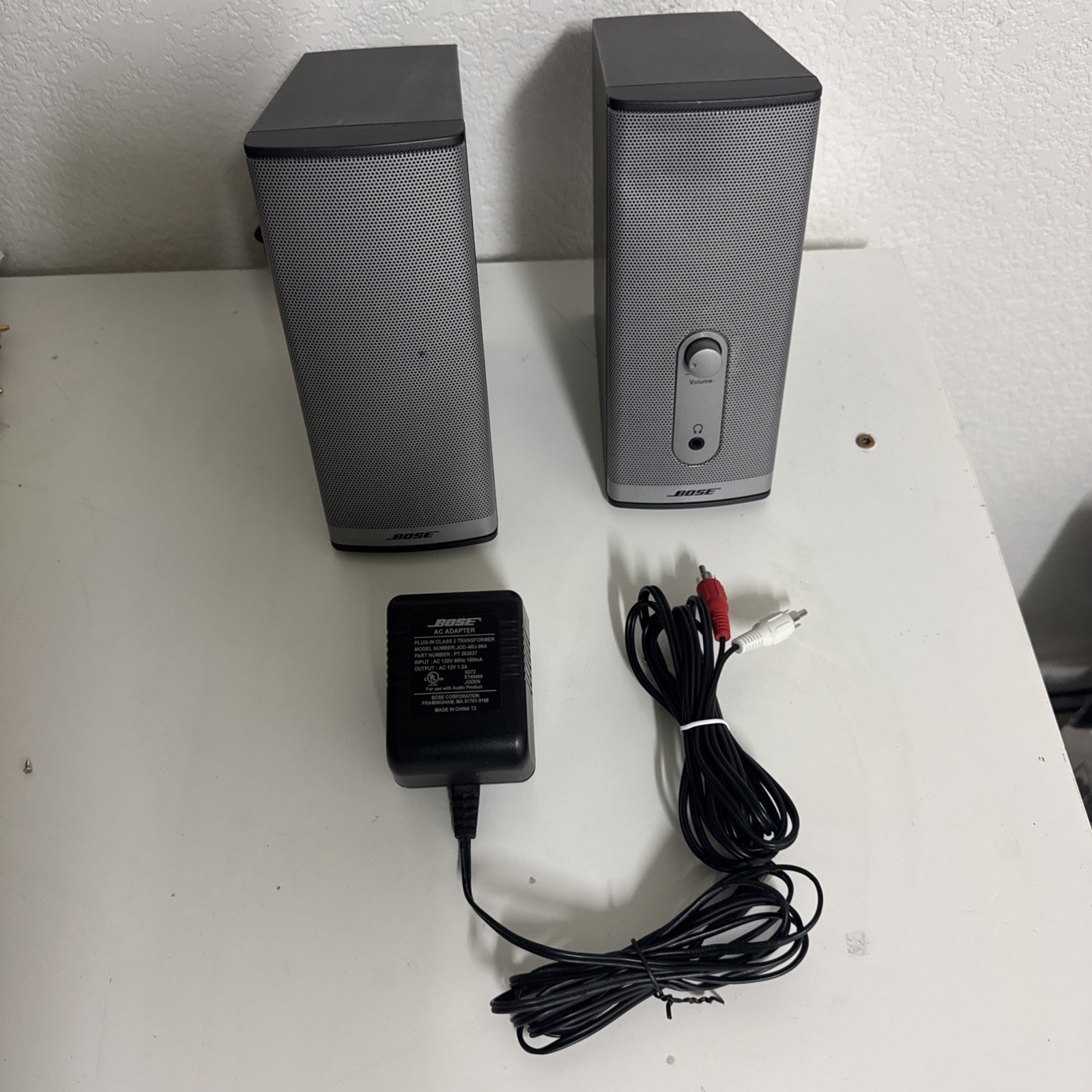 Bose Companion 2 Series II Multimedia Wired Speaker w/ OEM Power Cord *TESTED*