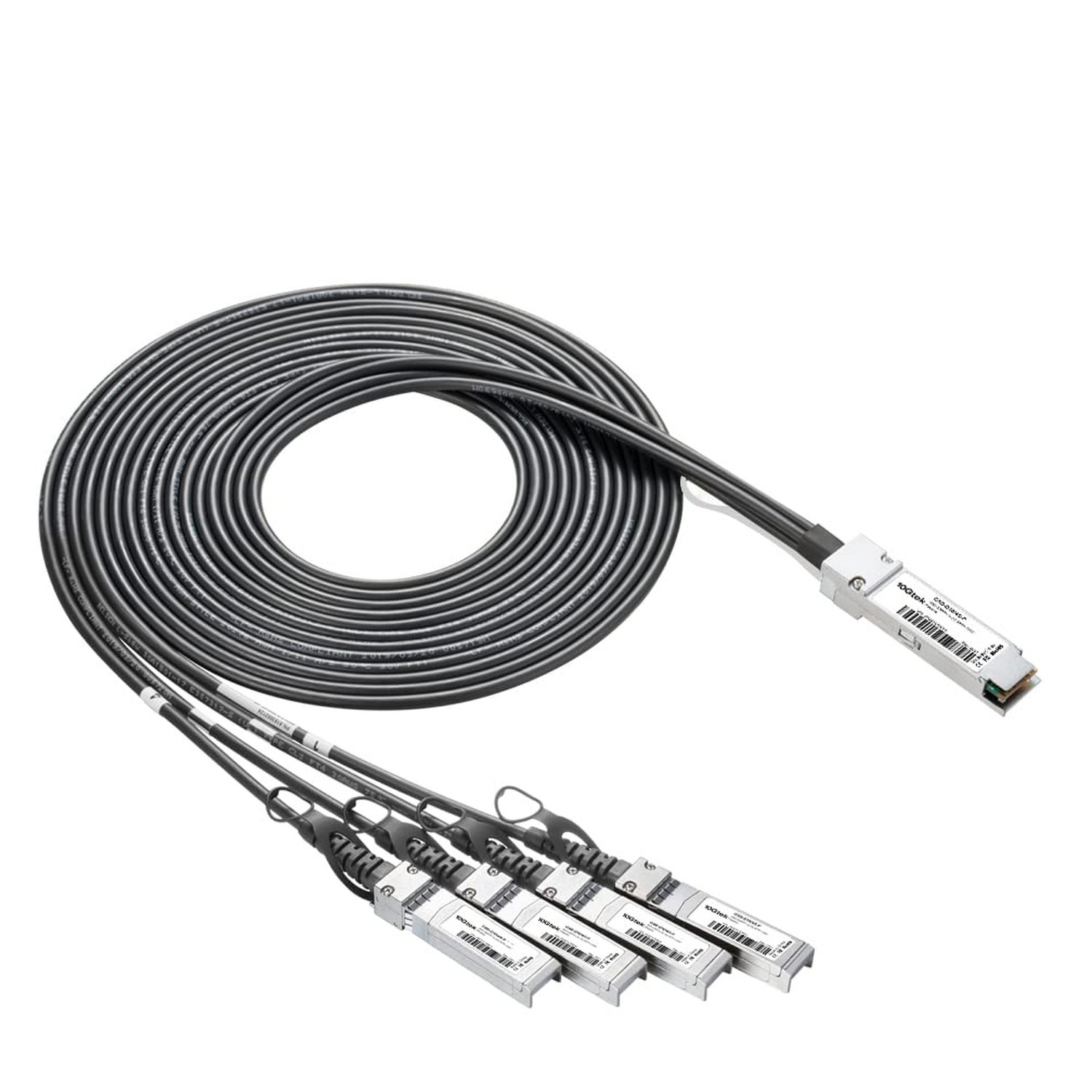 10Gtek 40G QSFP+ to 4xSFP+ Breakout DAC for Cisco QSFP-4SFP10G-CU1M - 40GBASE...