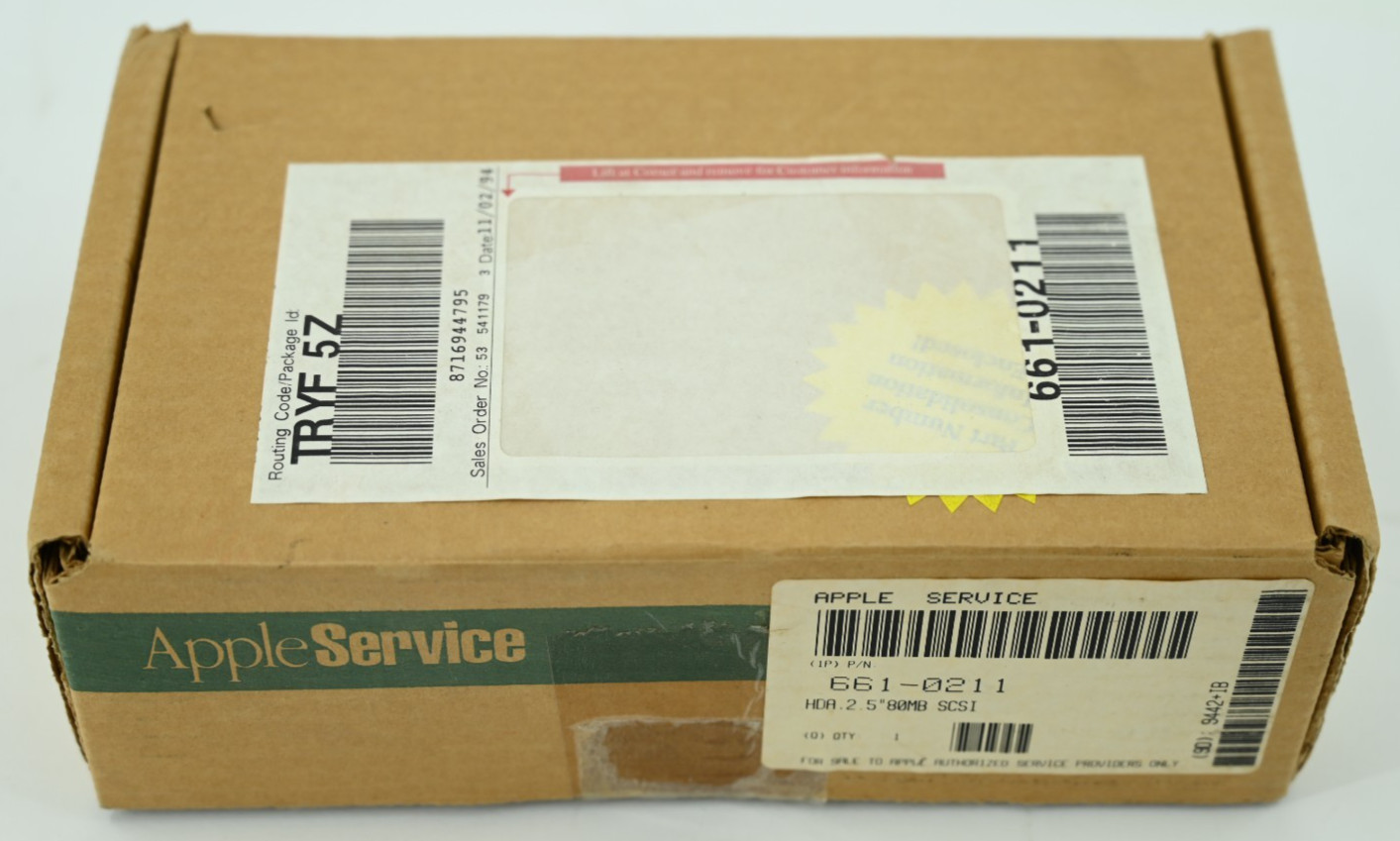 Vintage NOS Apple IBM WDS-2120 120MB 2.5" Hard Drive 661-0211