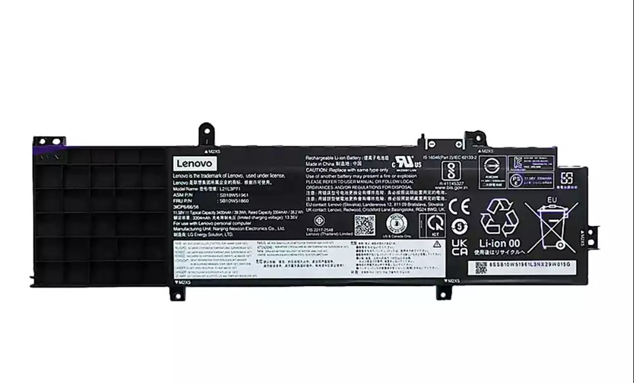 Genuine Battery L21C3P71 L21D3P71 For Lenovo ThinkPad T14 P14s Gen3 Gen4 Series