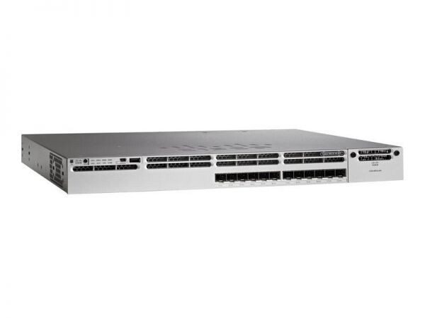 CISCO WS-C3850-12XS-E 12-Port 10Gig SFP+ Ethernet Switch 350W AC Power 3850-12XS