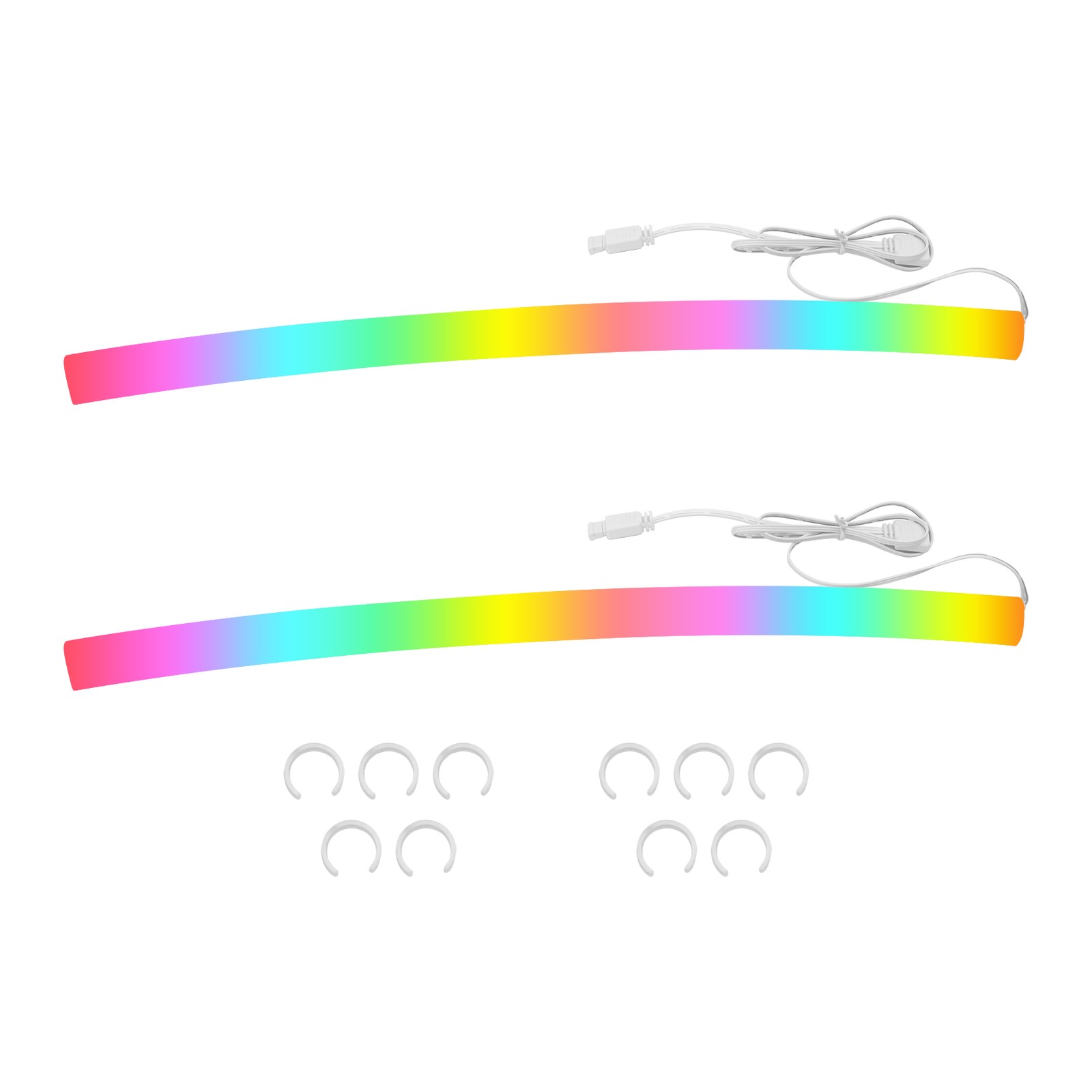 2PCS Silicone Water Cooler Soft Tube ARGB  Sleeve Tube 5V 3PIN3541
