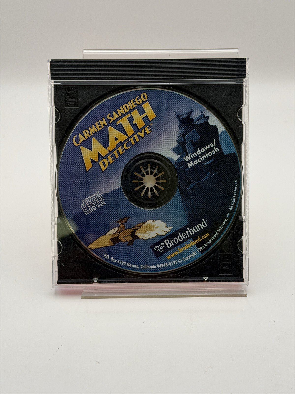 Carmen Sandiego Math Detective PC Mac CD-ROM Brøderbund 1998