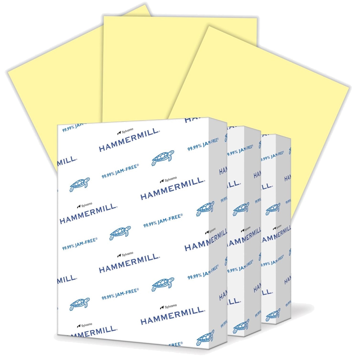 Sustainable 20lb Canary Printer Paper - 1500 Sheets