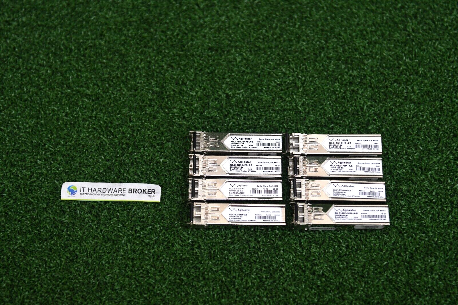 Lot of 8 x Cisco GLC-SX-MM-AS Genuine 1000BASE-SX Transceiver Module - 1 YR WTY