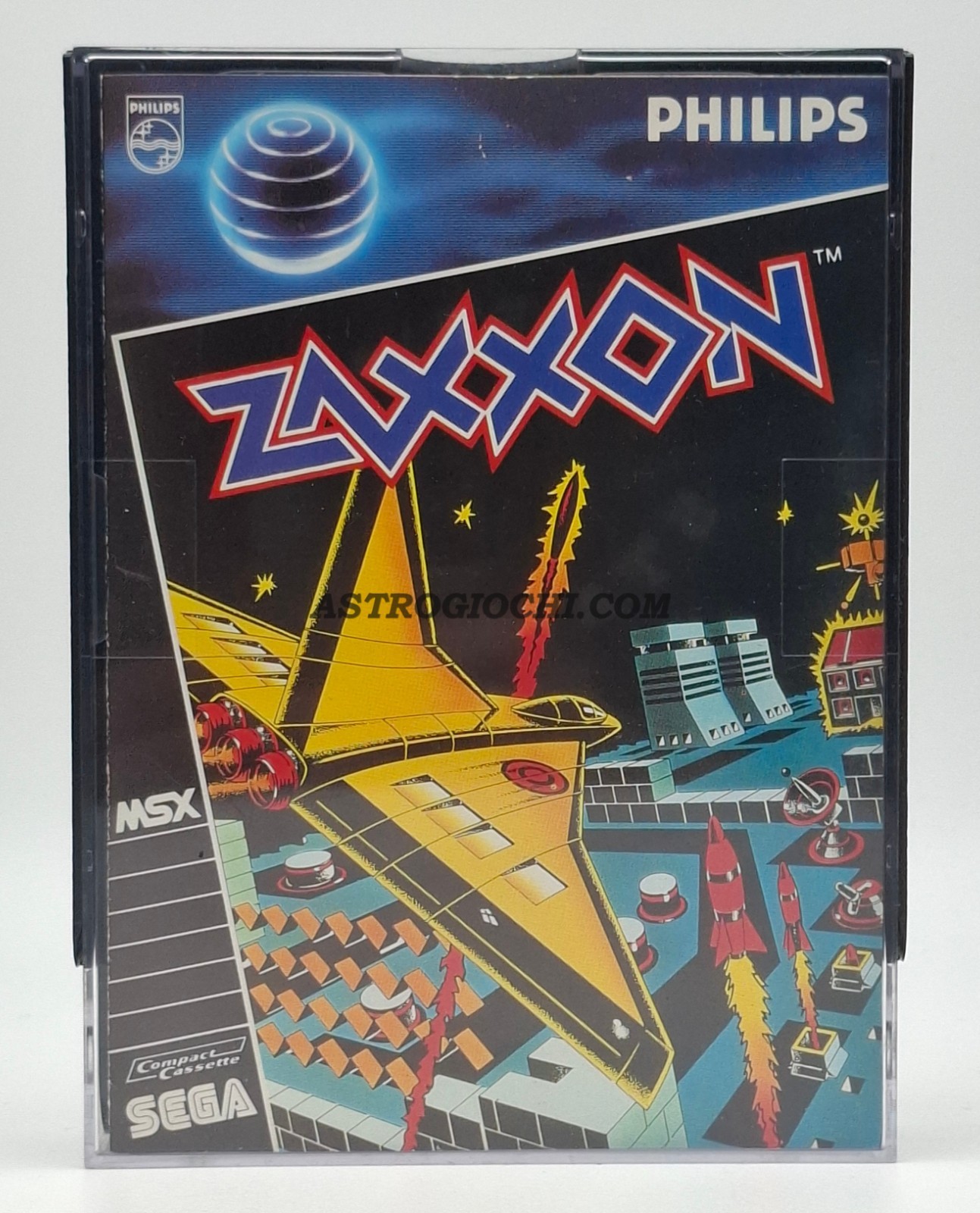 PHILIPS MSX SEGA ZAXXON VINTAGE 80 GAME ARCADE COMPLETE VERSION IN BOX
