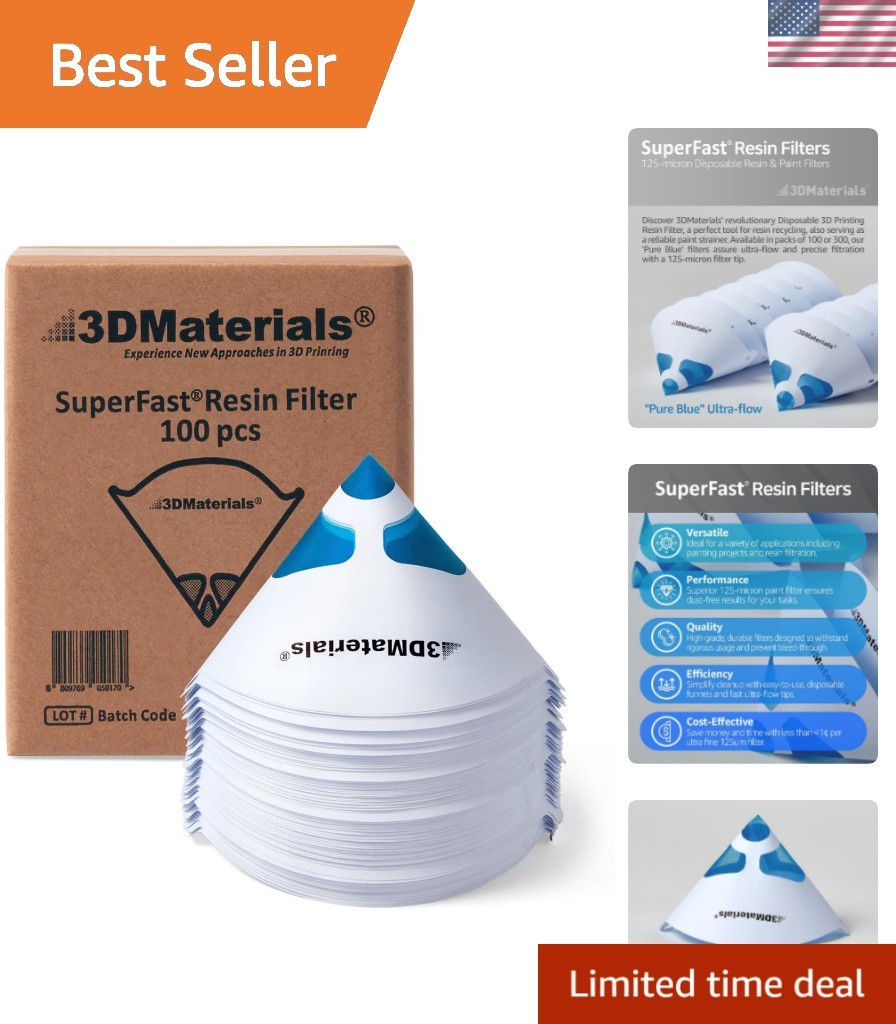SuperFilter 3D Printer Resin Disposable and Paint Strainer Korea 100 pcs