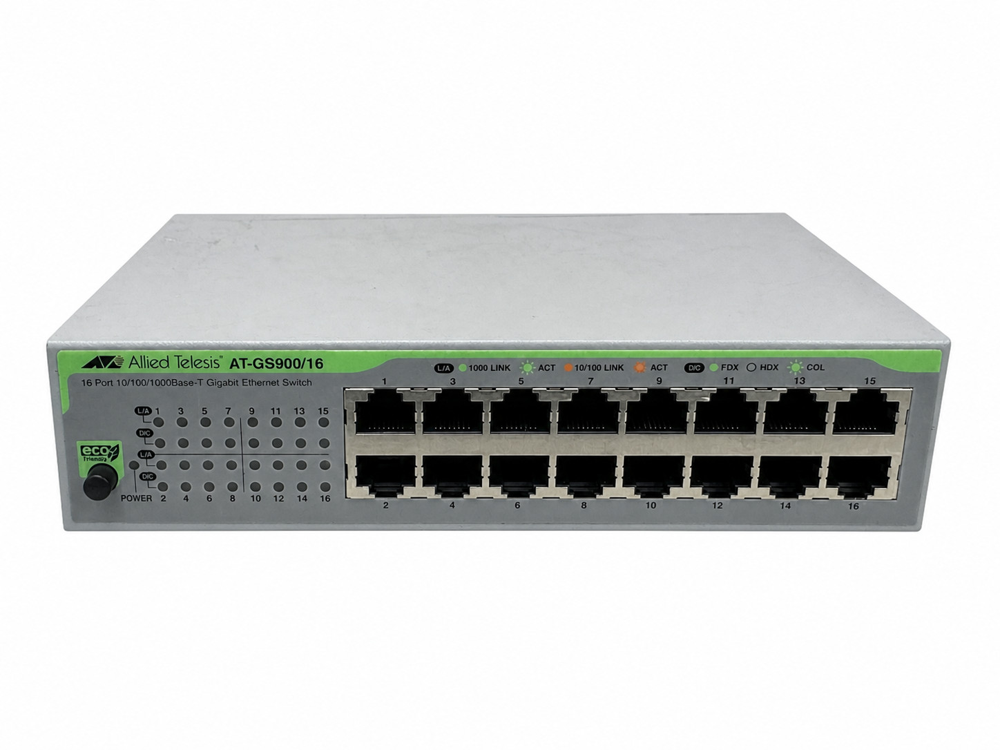 Allied Telesis AT-GS900/16 Ethernet Network Switch