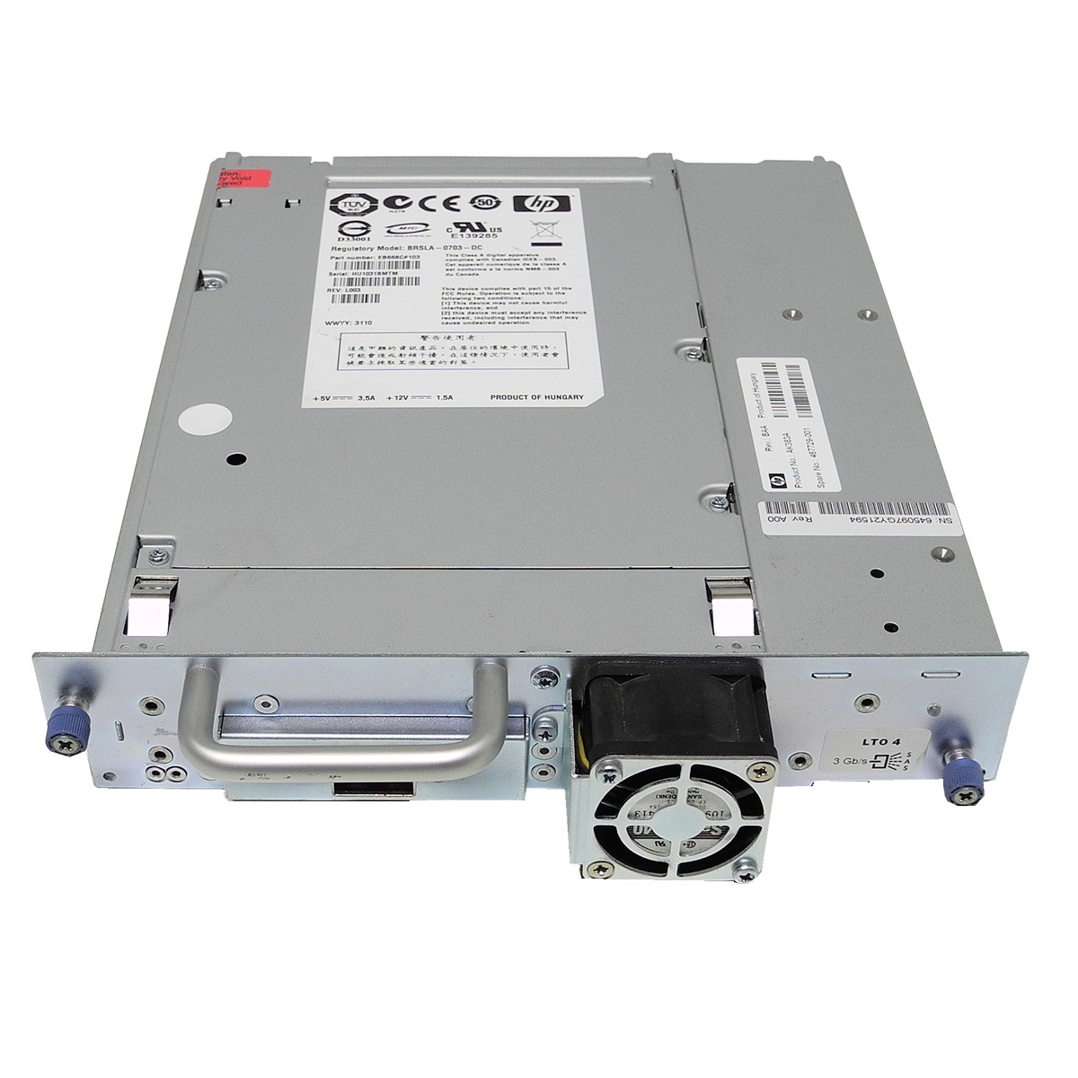 HP AK383A LTO-4 BRSLA-0703-DC Tape Drive / Tape Drive EB668C#103 467729-001