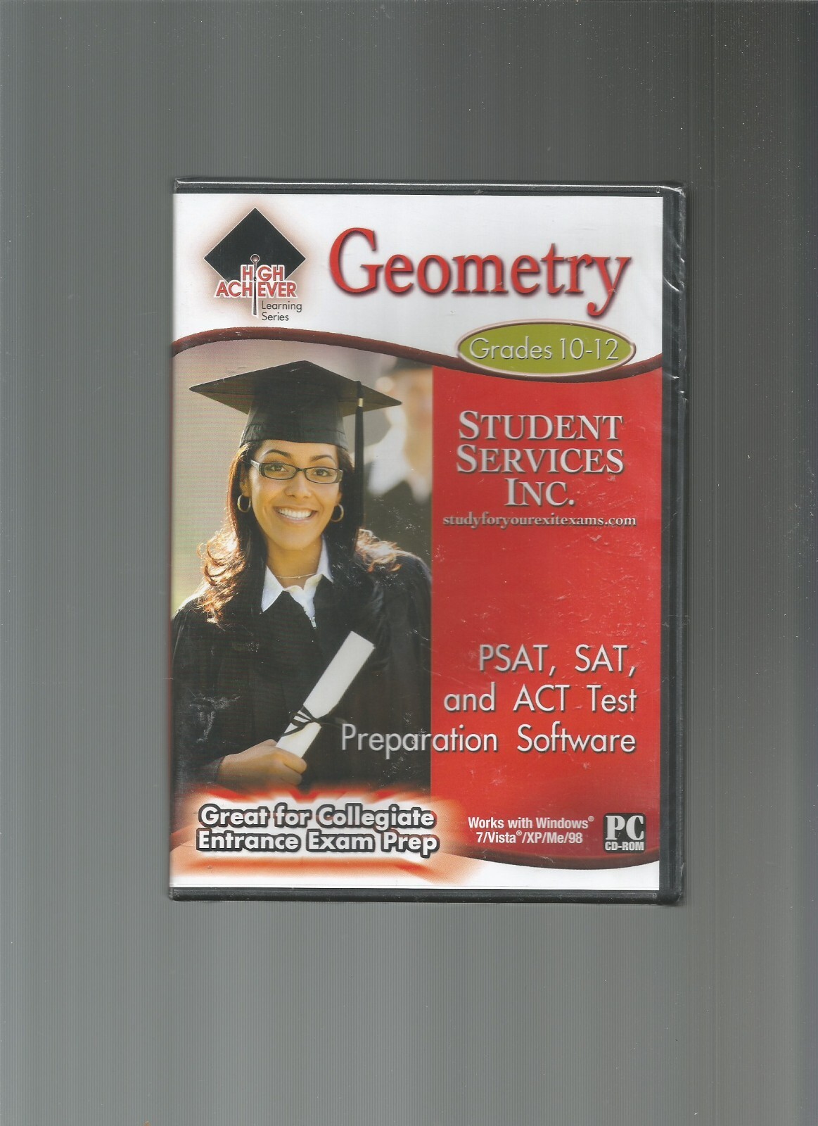 High Achiever: Geometry - Gr. 10-12 for SAT, ACT, PSAT [NEW] (PC)
