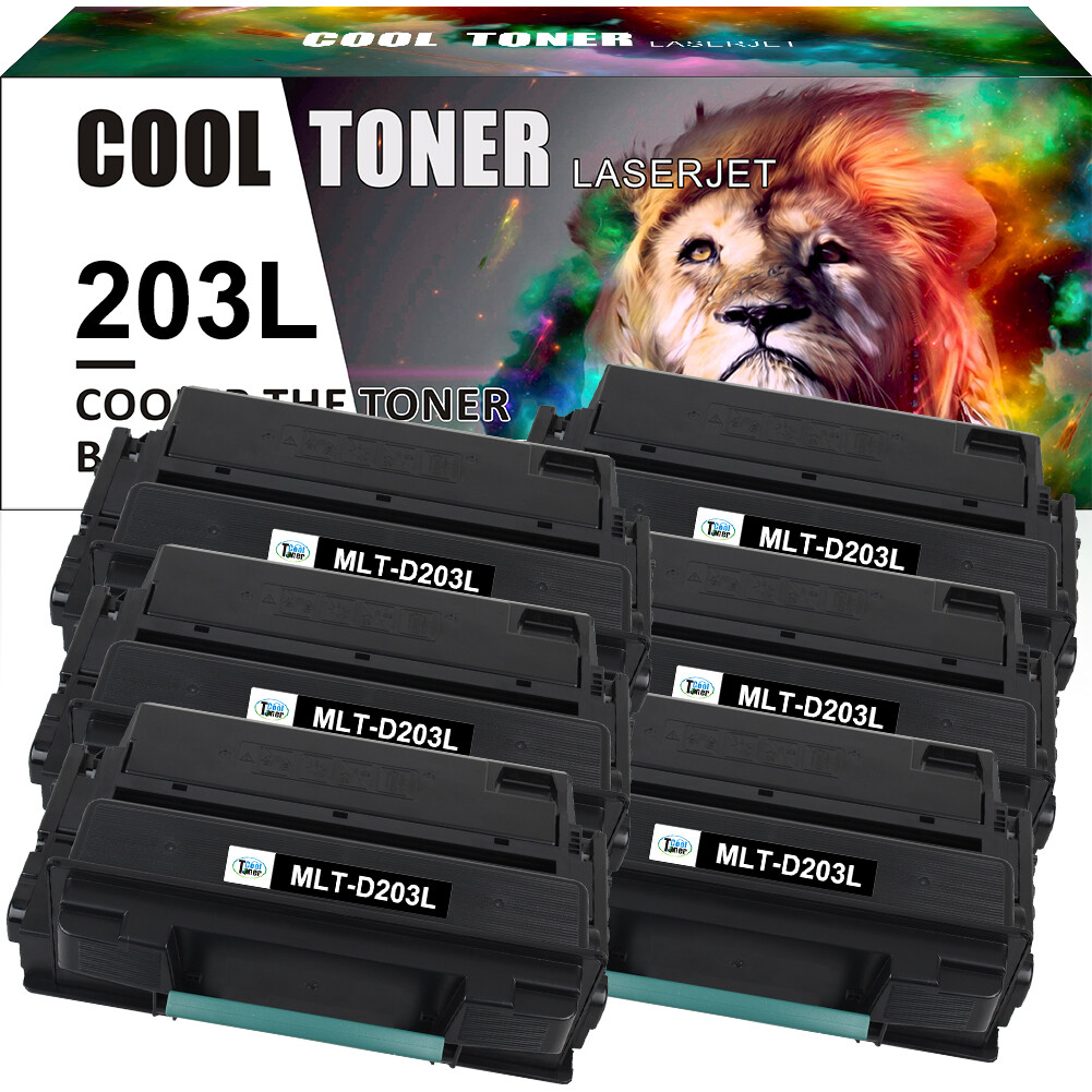 6PK MLT-D203L Toner Compatible With Samsung ProXpress SL-M3820DW M4020ND M3870FW