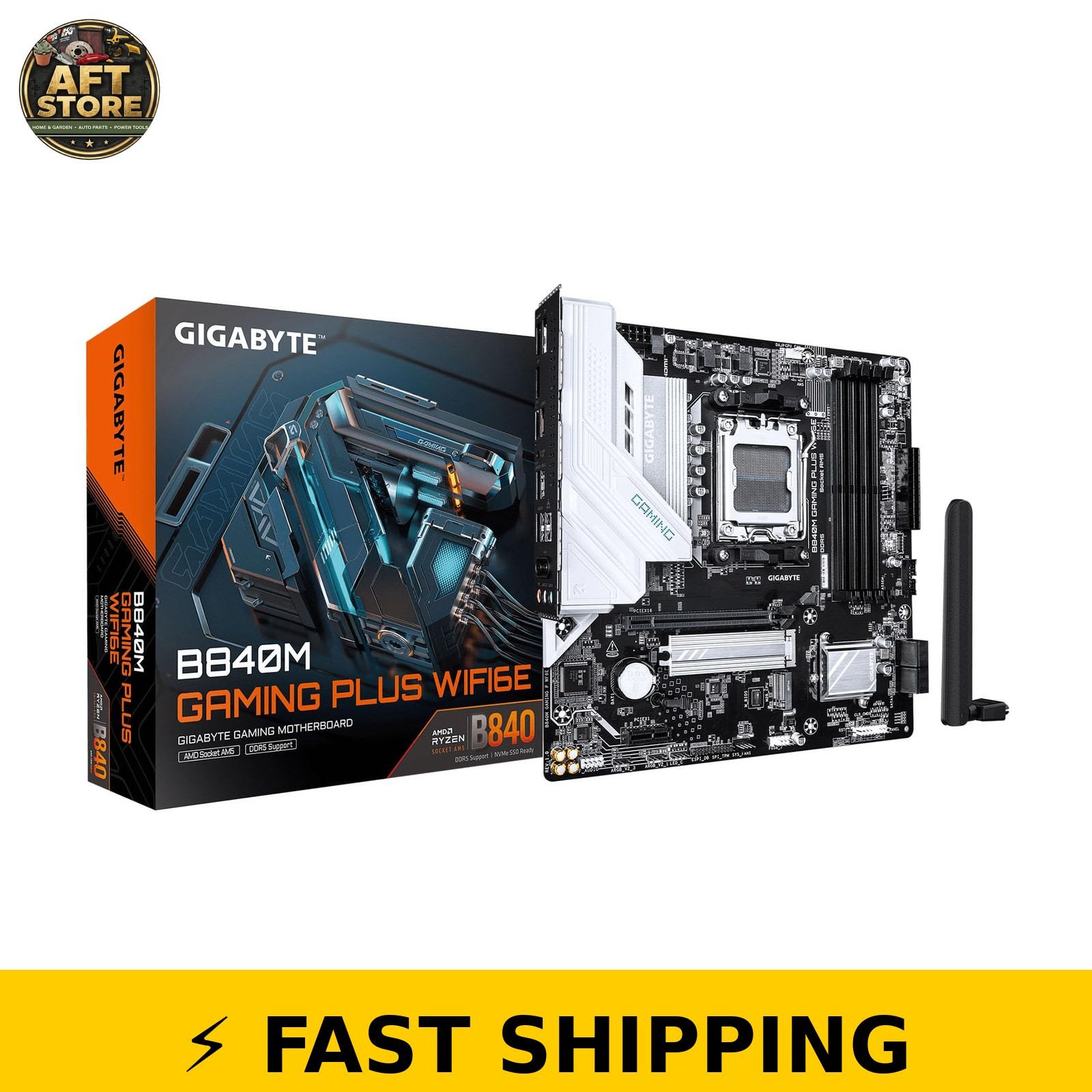 GIGABYTE B840M GAMING PLUS WIFI6E Motherboard AM5 DDR5