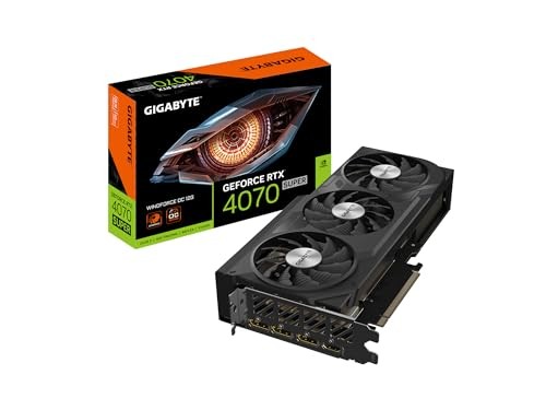 GIGABYTE GeForce RTX 4070 Super WINDFORCE OC 12G Graphics Card  3X WINDFORCE