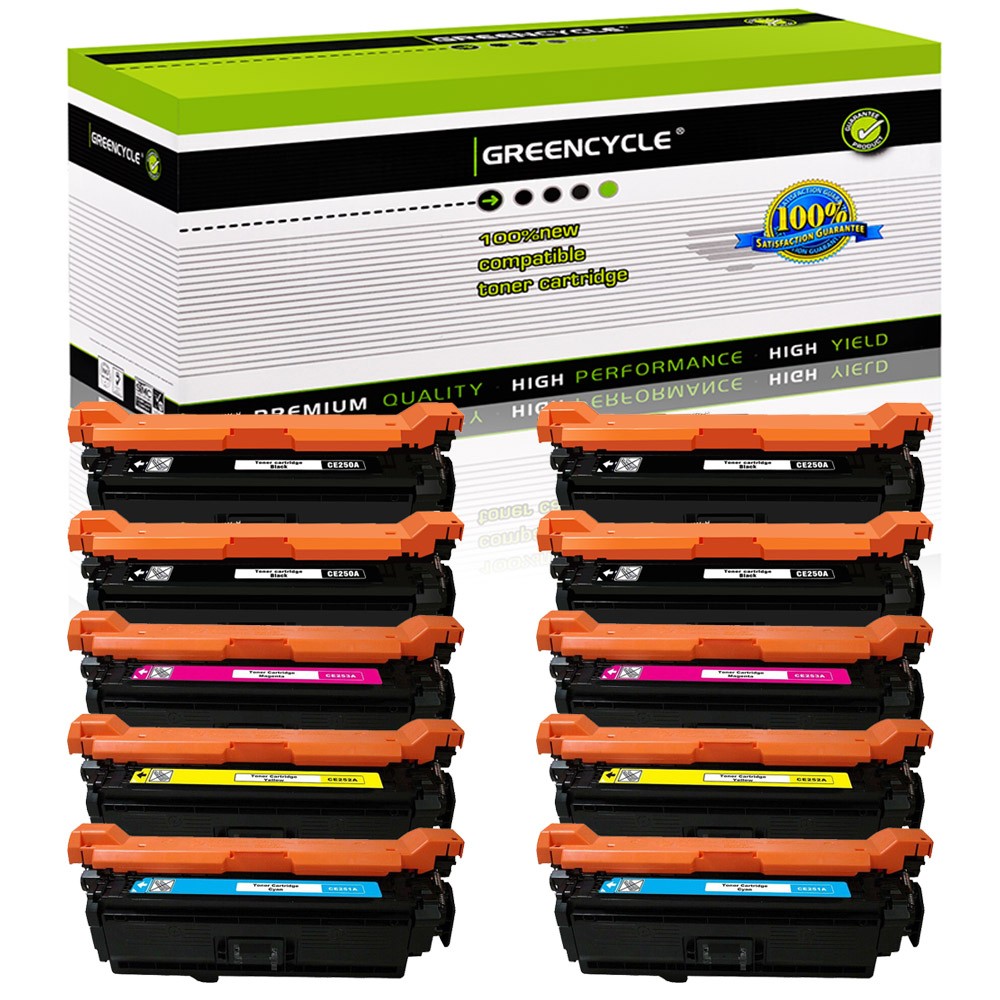 10PK CE400A-03A Color Toner Fits For HP 507A LaserJet 500 Color M551dn MFP M575F