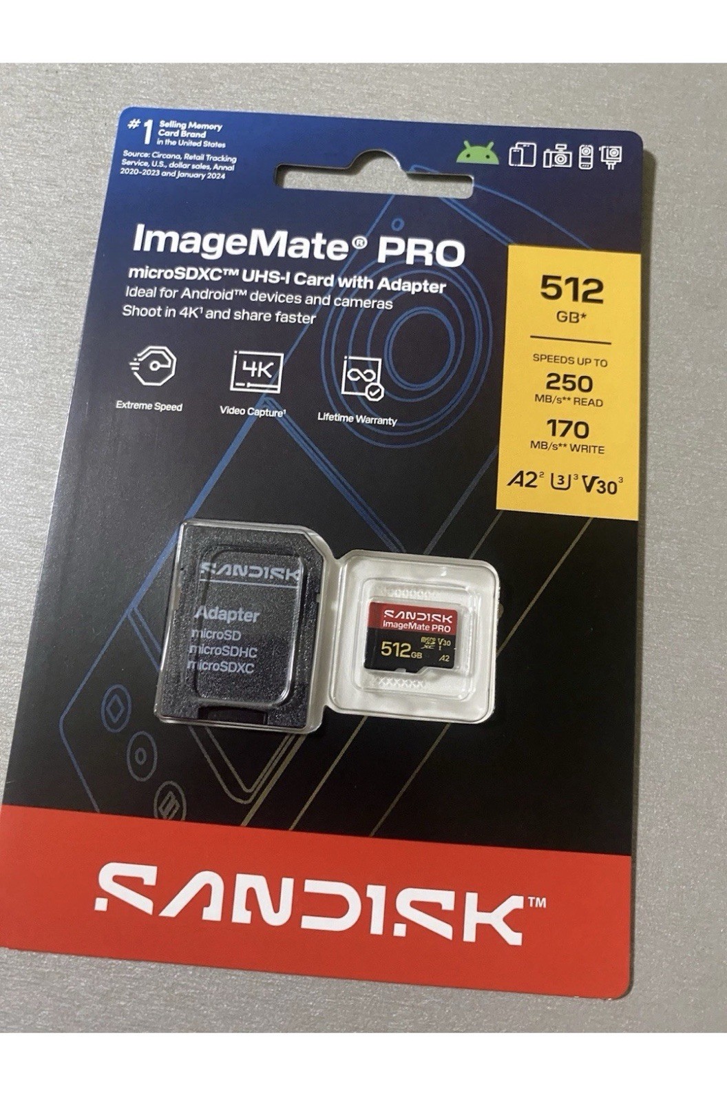 SanDisk ImageMate Pro 512GB MicroSDXC UHS-1
