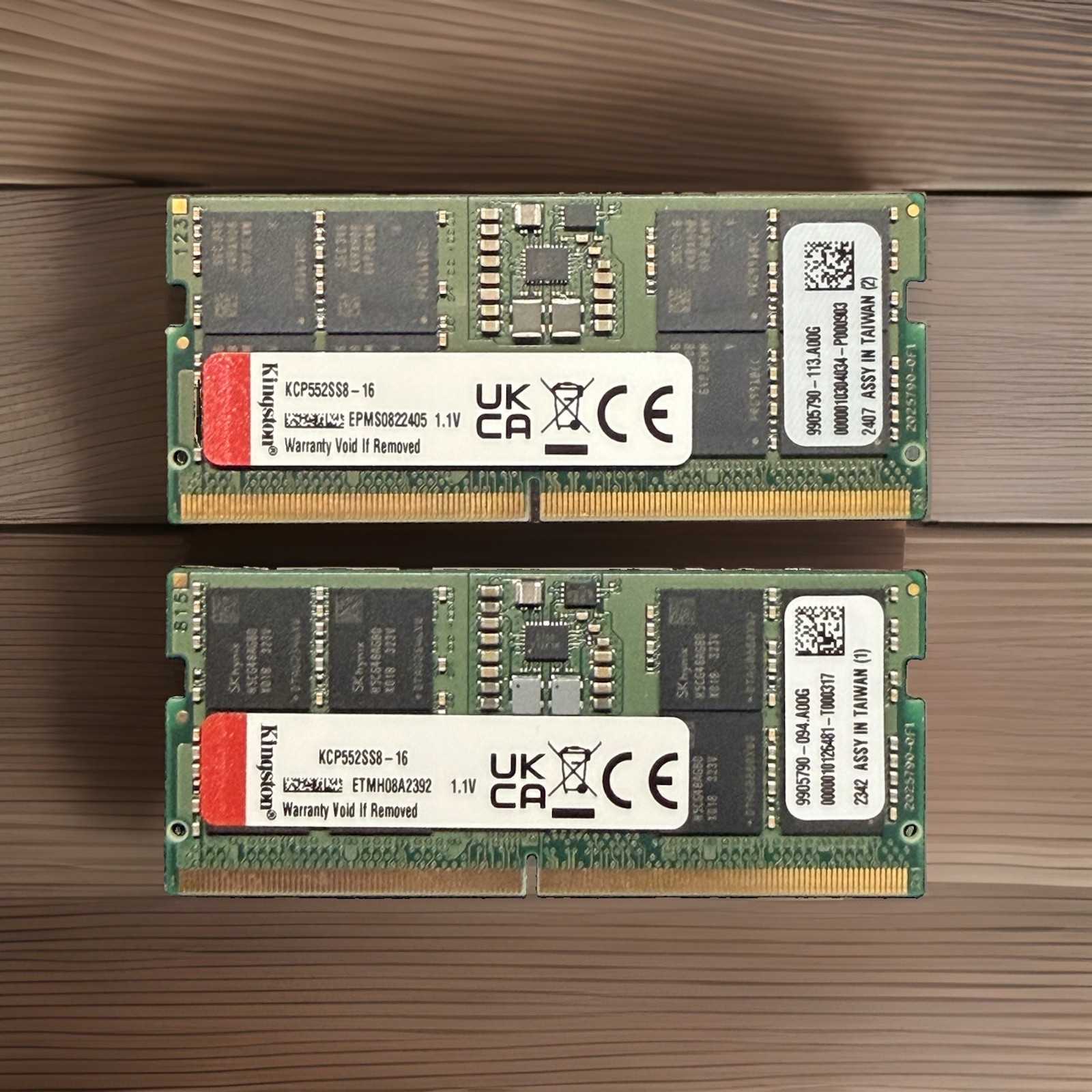 Kingston 32GB Kit (2x 16GB) KCP552SS8K2-32 DDR5 SODIMM 5200 RAM  Memory