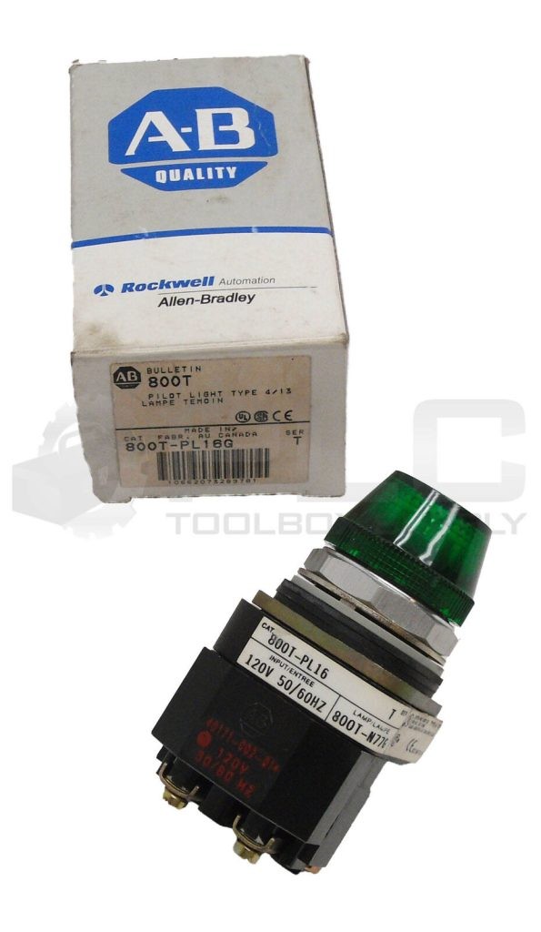 NEW ALLEN BRADLEY 800T-PL16G /T PILOT LIGHT 800T-PL16 800T-N77G W/ 40171-002-01