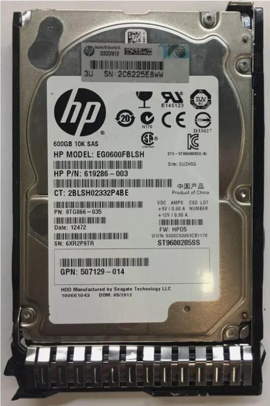 New HPE 652583-B21 653957-001 600GB 10K 2.5" SAS 6G SC ENT HDD Hard Drive