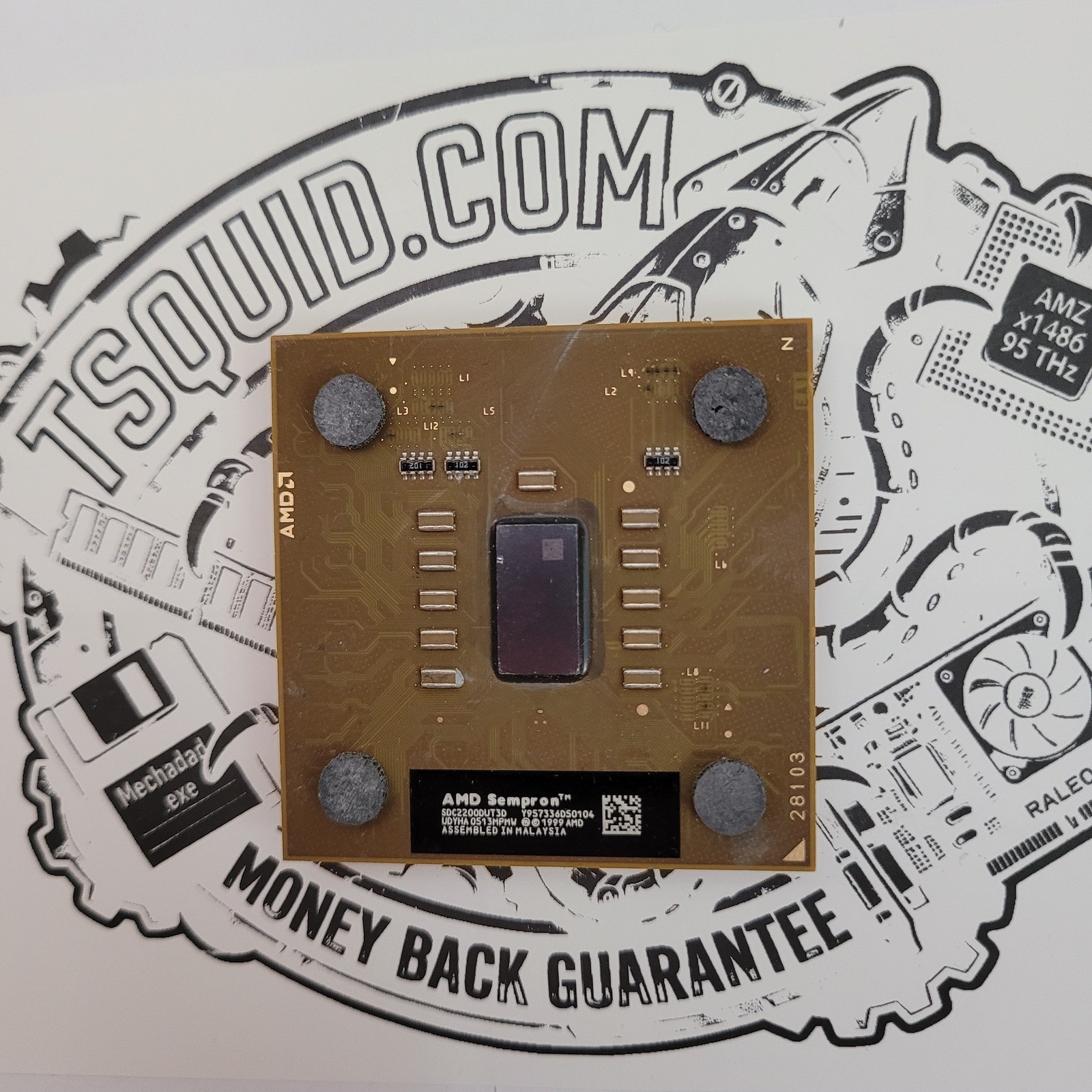 AMD Sempron 2200+ CPU Processor SDC2200DUT3D UDYHA Socket A 462 1.5GHz 333MHz