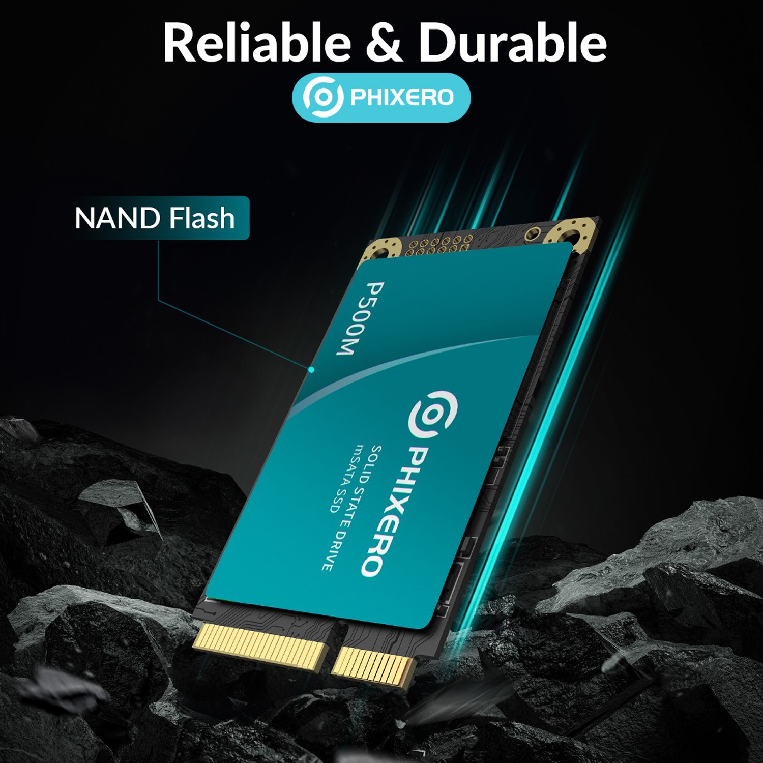 128GB SATA III SSD Lnternal SSD Use 3D NAND 500MB/S For Laptop Gaming PC Black