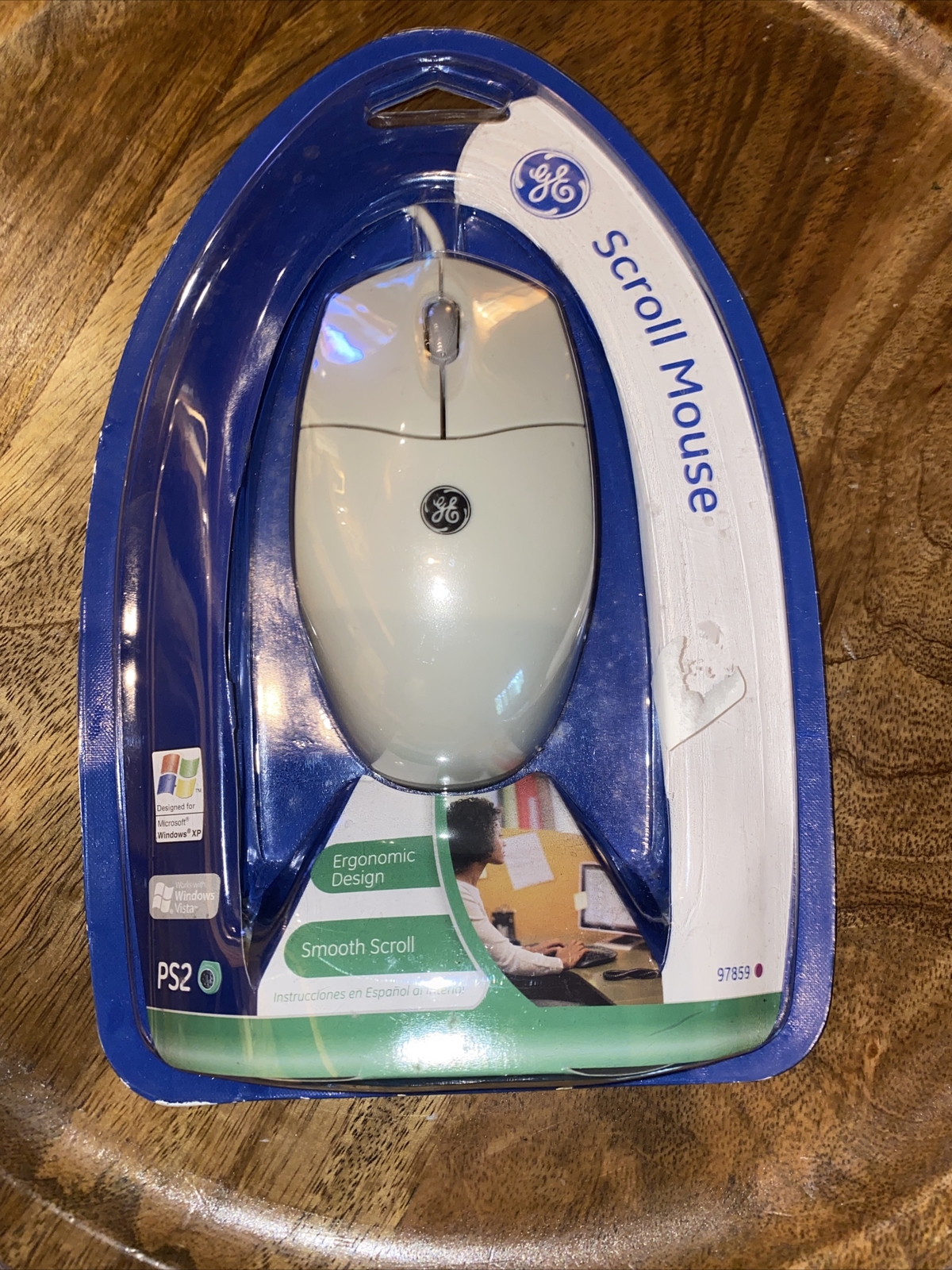Brand New General Electric GE Scroll PS2 Mouse 97859 